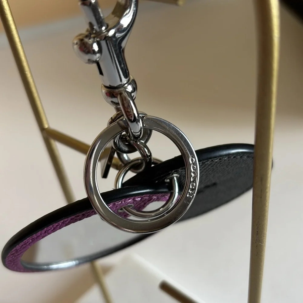 RARE Coach Petal key fob